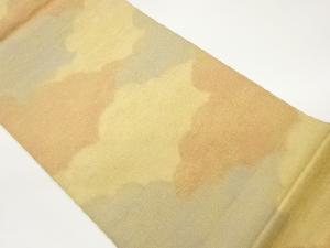 砂子綴れ雲模様織出し全通袋帯